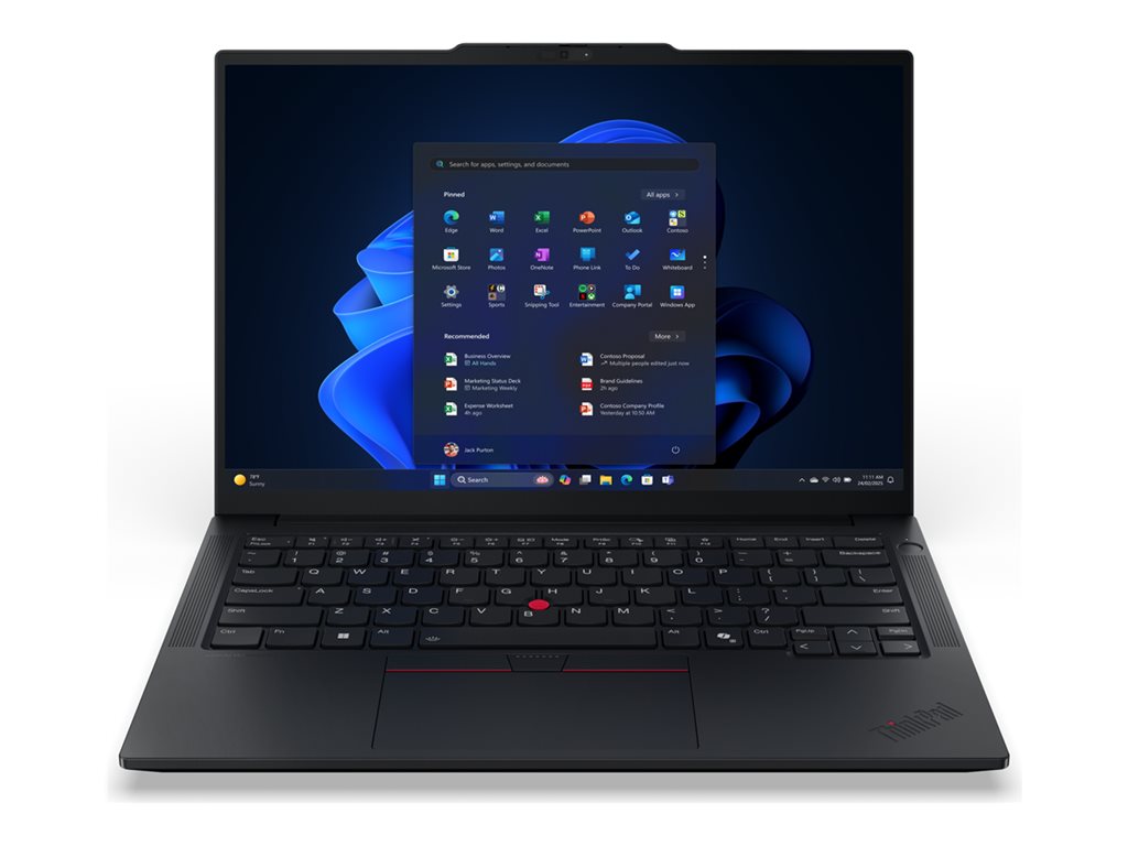 Lenovo ThinkPad E14 Gen 7 21U2 - 180°-Scharnierdesign - Intel Core Ultra 5 228V / 2.1 GHz - Win 11 Pro - Arc Graphics 130V - 32 GB RAM - 1 TB SSD TCG Opal Encryption 2, NVMe - 35.6 cm (14") IPS 1920 x 1200 - Wi-Fi 6E, Bluetooth - Schwarz - kbd: Deuts